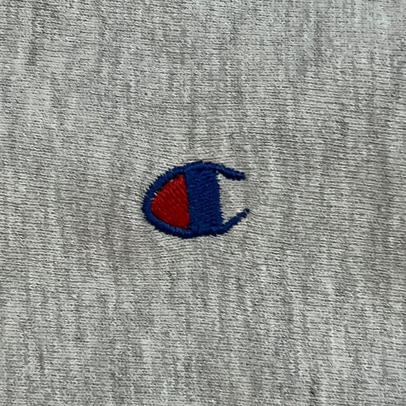 Vintage 90s Champion Reverse Weave Blank Gray Sweatshirt Made in USA Men's XL - Picture 2 of 8